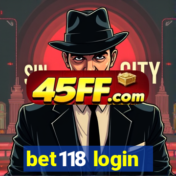 bet118 login